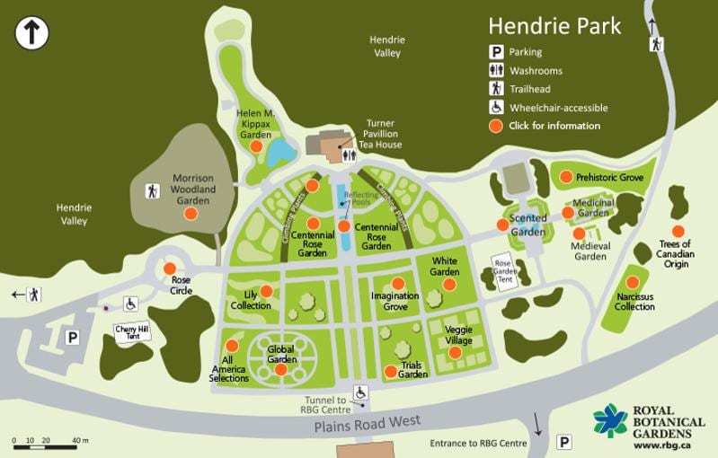 ನಕ್ಷೆ RBG Hendrie ಪಾರ್ಕ್