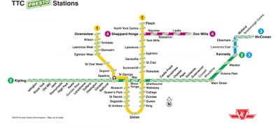 ನಕ್ಷೆ ತೀವ್ರಗತಿ ಕೇಂದ್ರಗಳು TTC